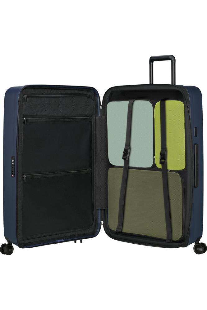 Samsonite RESTACKD utvidbar ekstra stor koffert 81 cm Midnight Navy-Harde kofferter-BagBrokers