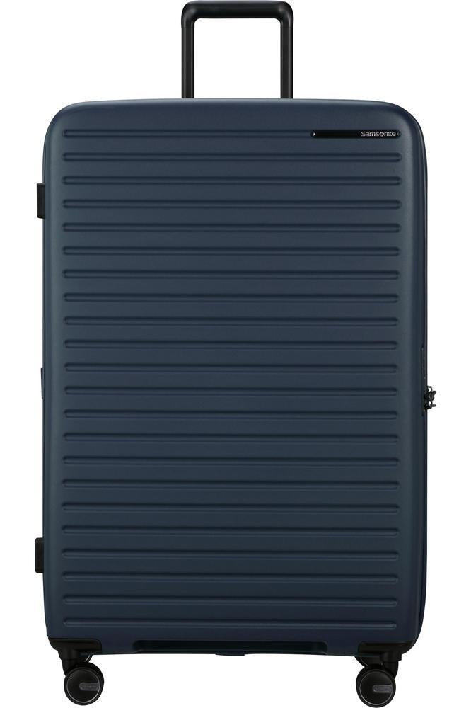 Samsonite RESTACKD utvidbar ekstra stor koffert 81 cm Midnight Navy-Harde kofferter-BagBrokers