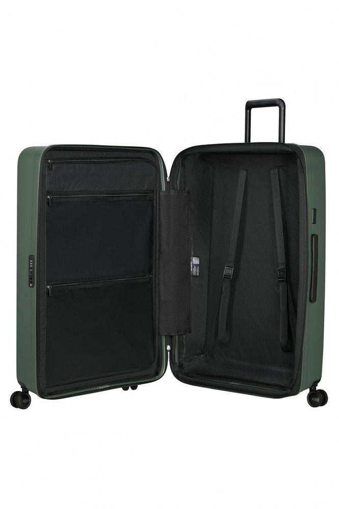 Samsonite RESTACKD utvidbar ekstra stor koffert 81 cm Sage-Harde kofferter-BagBrokers