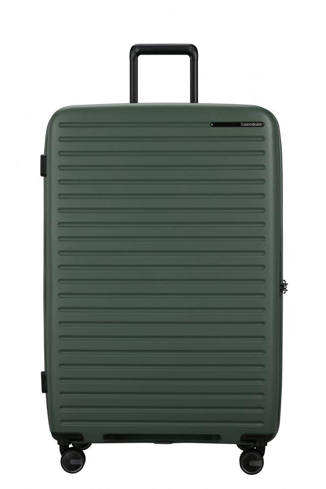 Samsonite RESTACKD utvidbar ekstra stor koffert 81 cm Sage-Harde kofferter-BagBrokers