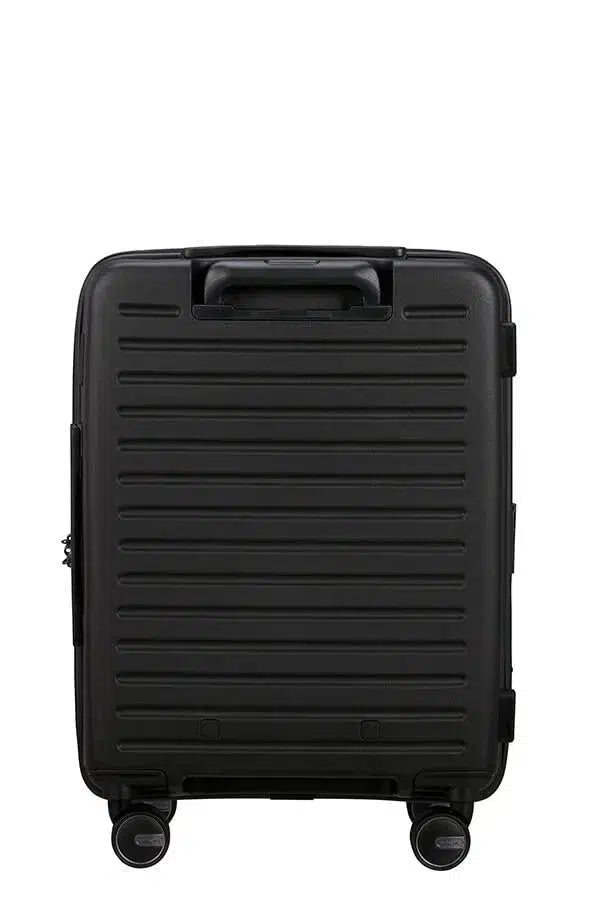 Samsonite RESTACKD utvidbar kabinkoffert 55 cm Black-Harde kofferter-BagBrokers