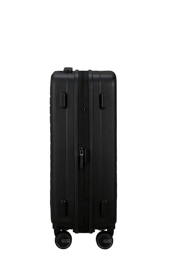 Samsonite RESTACKD utvidbar PC kabinkoffert 55 cm Black-Harde kofferter-BagBrokers