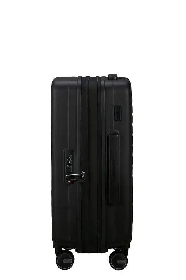 Samsonite RESTACKD utvidbar PC kabinkoffert 55 cm Black-Harde kofferter-BagBrokers