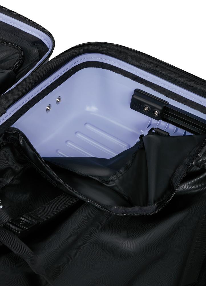 Samsonite RESTACKD utvidbar kabinkoffert 55 cm Lavendel-Harde kofferter-BagBrokers