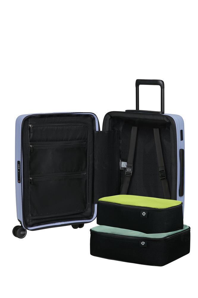 Samsonite RESTACKD utvidbar kabinkoffert 55 cm Lavendel-Harde kofferter-BagBrokers