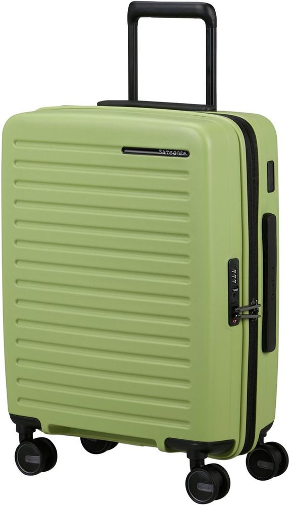 Samsonite RESTACKD utvidbar kabinkoffert 55 cm Wasabi-Harde kofferter-BagBrokers