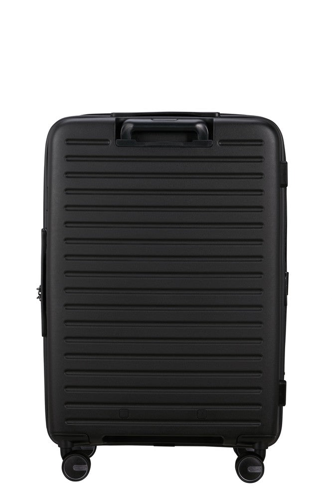 Samsonite RESTACKD utvidbar medium koffert 68 cm Black-Harde kofferter-BagBrokers