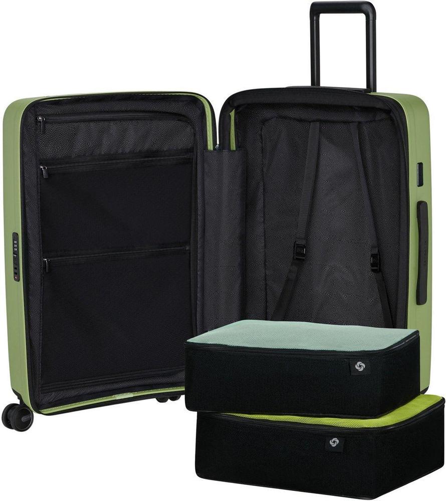Samsonite RESTACKD utvidbar medium koffert 68 cm Wasabi-Harde kofferter-BagBrokers