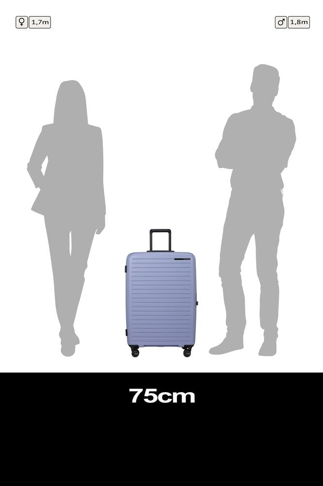 Samsonite RESTACKD utvidbar stor koffert 75 cm Lavendel-Harde kofferter-BagBrokers