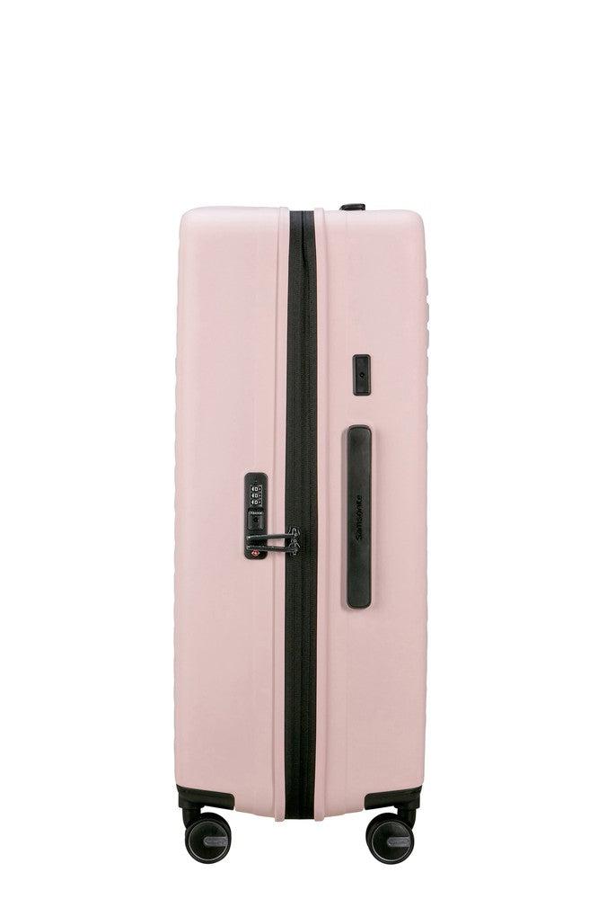 Samsonite RESTACKD utvidbar stor koffert 75 cm Rose-Harde kofferter-BagBrokers