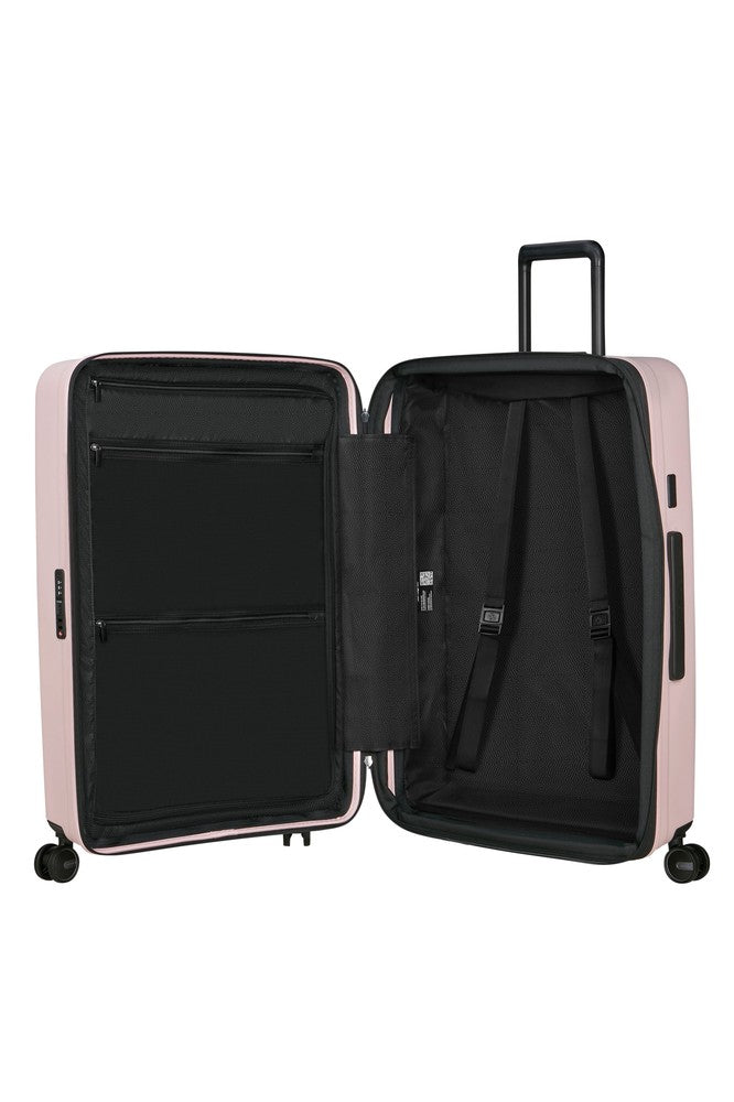 Samsonite RESTACKD utvidbar stor koffert 75 cm Rose-Harde kofferter-BagBrokers