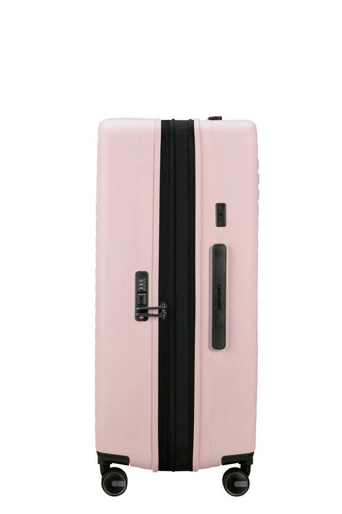 Samsonite RESTACKD utvidbar stor koffert 75 cm Rose-Harde kofferter-BagBrokers