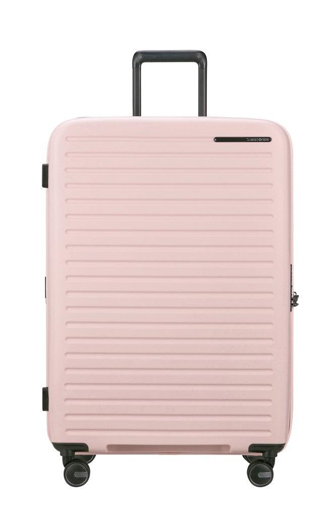 Samsonite RESTACKD utvidbar stor koffert 75 cm Rose-Harde kofferter-BagBrokers