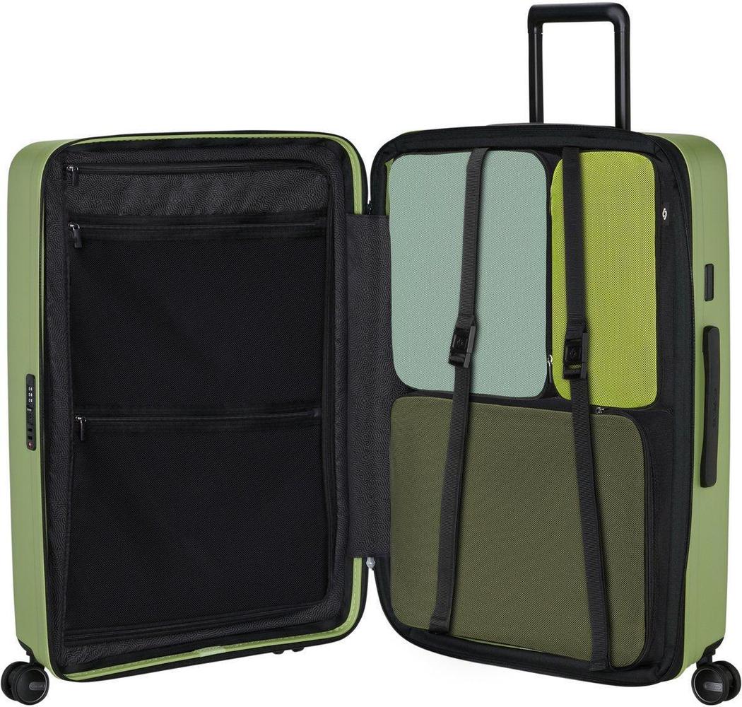 Samsonite RESTACKD utvidbar stor koffert 75 cm Wasabi-Harde kofferter-BagBrokers