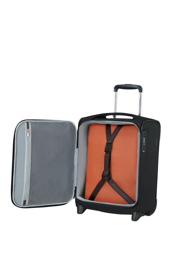 Samsonite Re-Lite Koffert (2 hjul) Underseater 45 cm Svart-Myke kofferter-BagBrokers