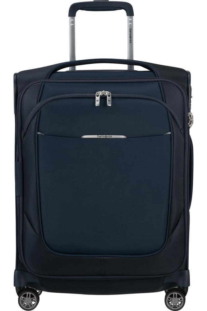 Samsonite Re-Lite myk Utvidbar kabinkoffert med 4 hjul 55 cm Midnattsblå-Myke kofferter-BagBrokers