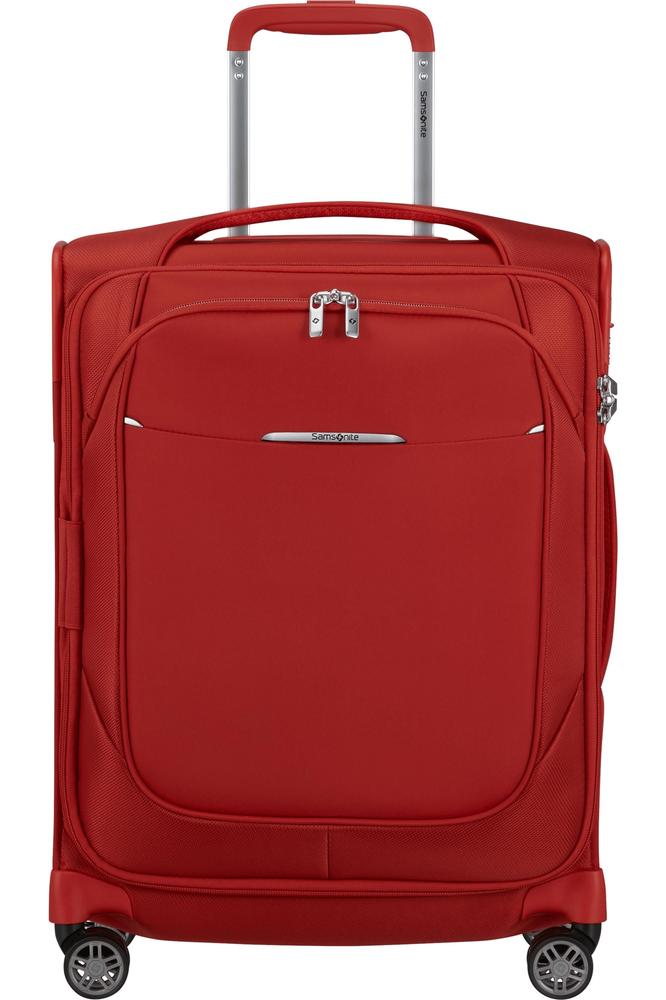 Samsonite Re-Lite myk Utvidbar kabinkoffert med 4 hjul 55 cm Valmuerød-Myke kofferter-BagBrokers