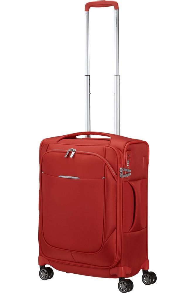 Samsonite Re-Lite myk Utvidbar kabinkoffert med 4 hjul 55 cm Valmuerød-Myke kofferter-BagBrokers