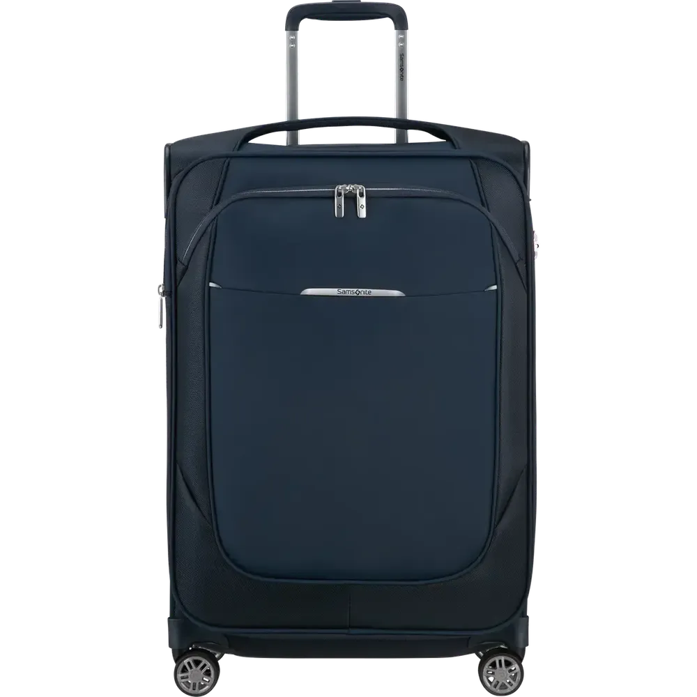 Samsonite Re-Lite myk Utvidbar koffert med 4 hjul 67 cm Midnight Blue-Myke kofferter-BagBrokers