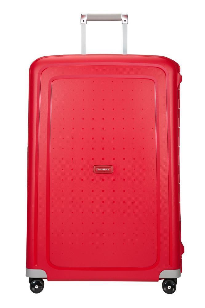 Samsonite S'Cure hard ekstra stor koffert 81 cm/138L Crimson Red-Harde kofferter-BagBrokers