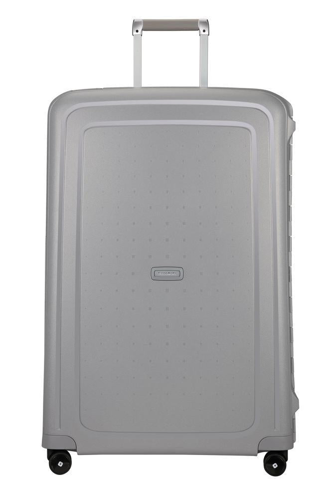 Samsonite S'Cure hard ekstra stor koffert 81 cm/138L Sølv-Harde kofferter-BagBrokers