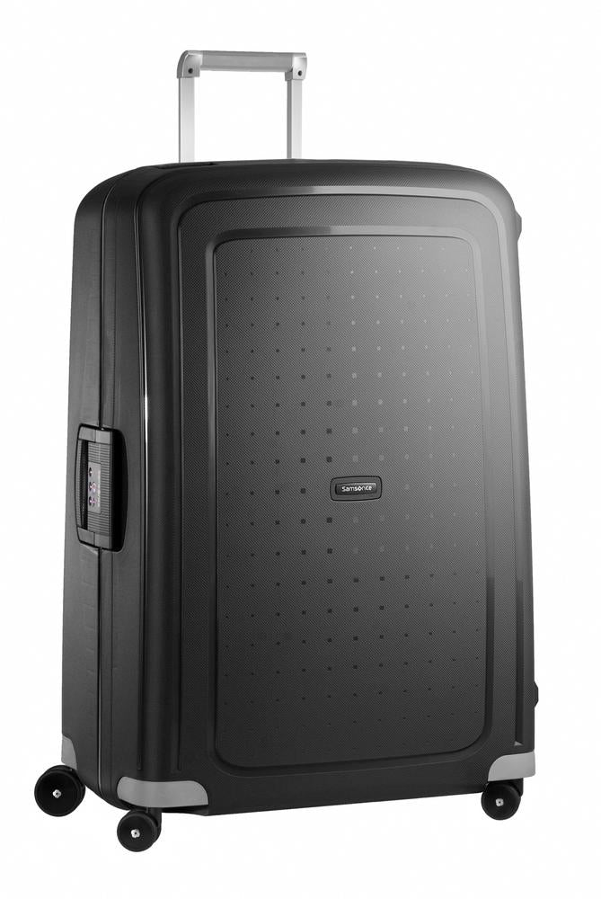 Samsonite S'Cure hard ekstra stor koffert 81 cm/138L Svart-Harde kofferter-BagBrokers