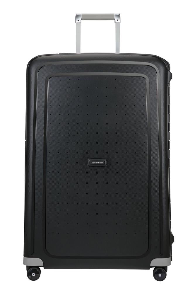 Samsonite S'Cure hard ekstra stor koffert 81 cm/138L Svart-Harde kofferter-BagBrokers