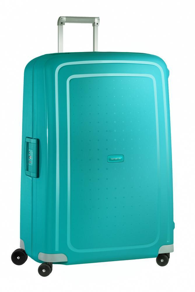 Samsonite S'Cure hard ekstra stor koffert XL 81 cm/138L Aqua Blue-Harde kofferter-BagBrokers