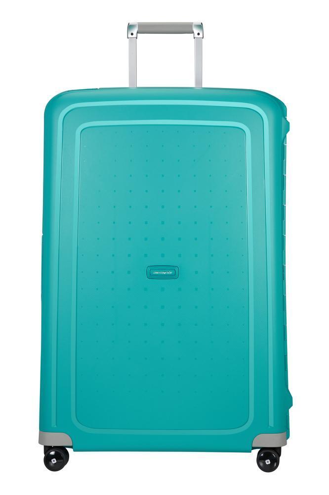 Samsonite S'Cure hard ekstra stor koffert XL 81 cm/138L Aqua Blue-Harde kofferter-BagBrokers