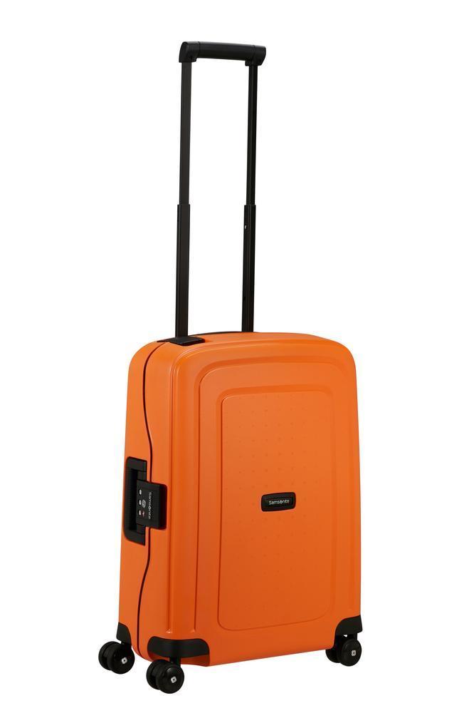 Samsonite S'Cure hard kabin koffert 55 cm/34L Apricot-Harde kofferter-BagBrokers