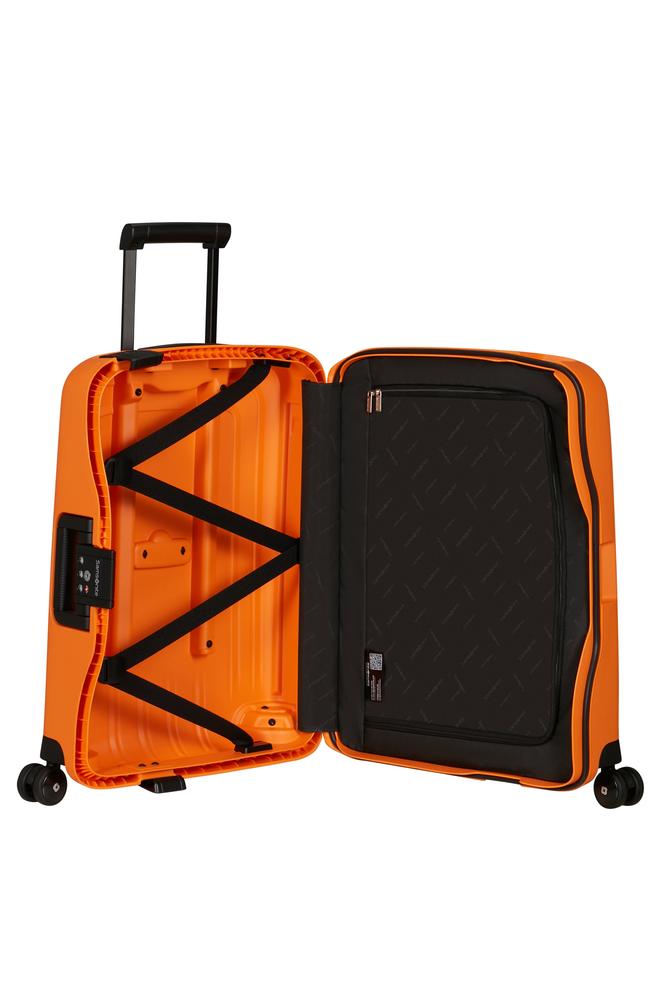 Samsonite S'Cure hard medium koffert 69 cm/79L Apricot-Harde kofferter-BagBrokers