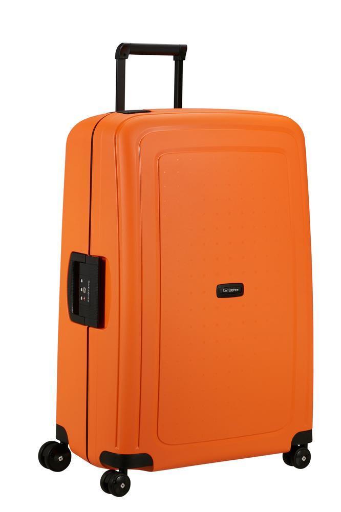 Samsonite S'Cure hard stor koffert 75 cm/102L Apricot-Harde kofferter-BagBrokers