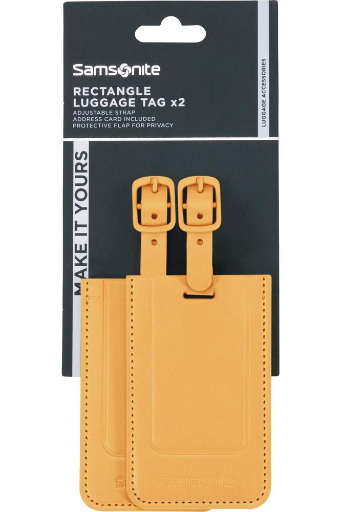 Samsonite Ta Revolution Bagasjemerke x 2 Gul-Bagasjetag-BagBrokers