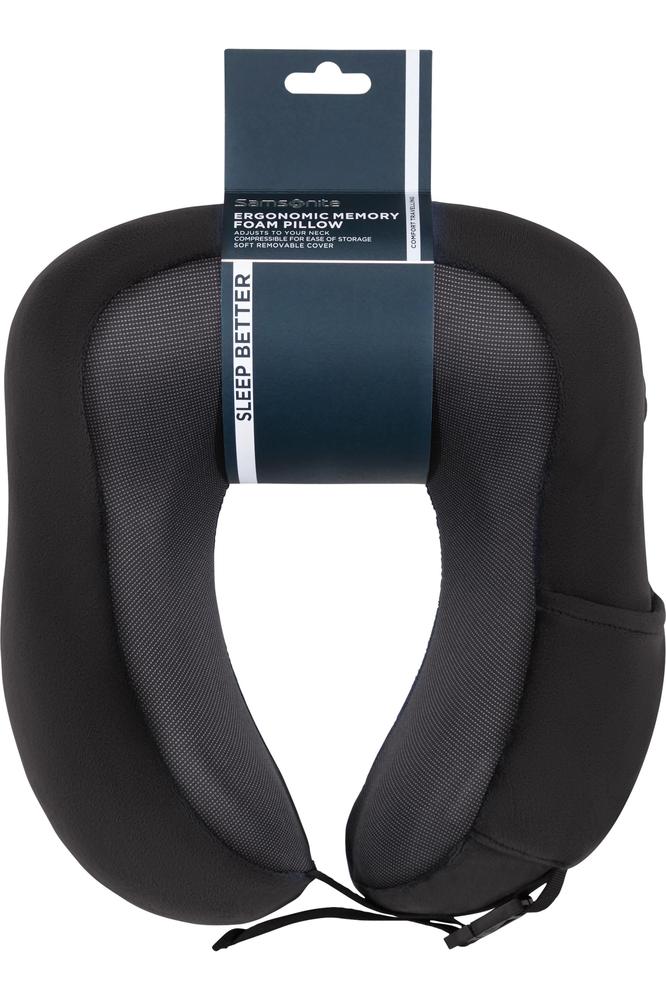 Samsonite Ta Revolution Ergonomisk pute med memory foam Svart-Reisepute-BagBrokers