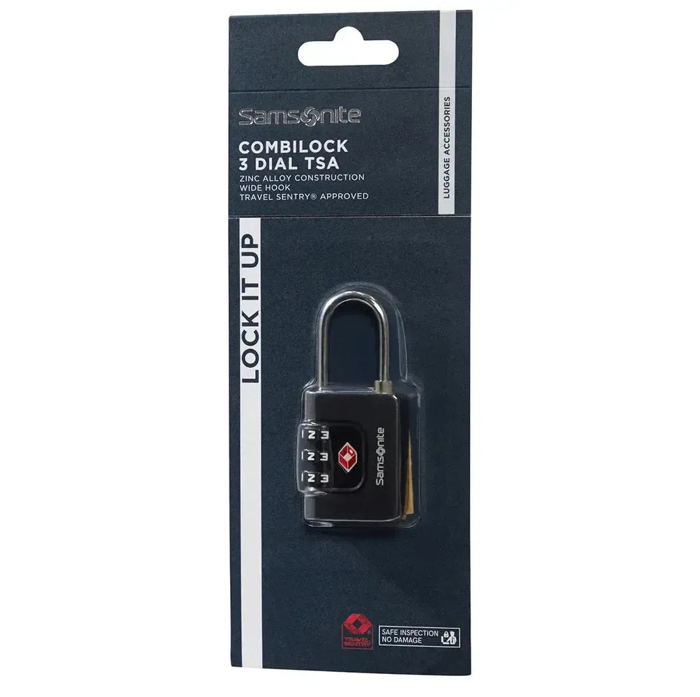 Samsonite Ta Revolution TSA-kombinasjonslås Svart-Lås-BagBrokers
