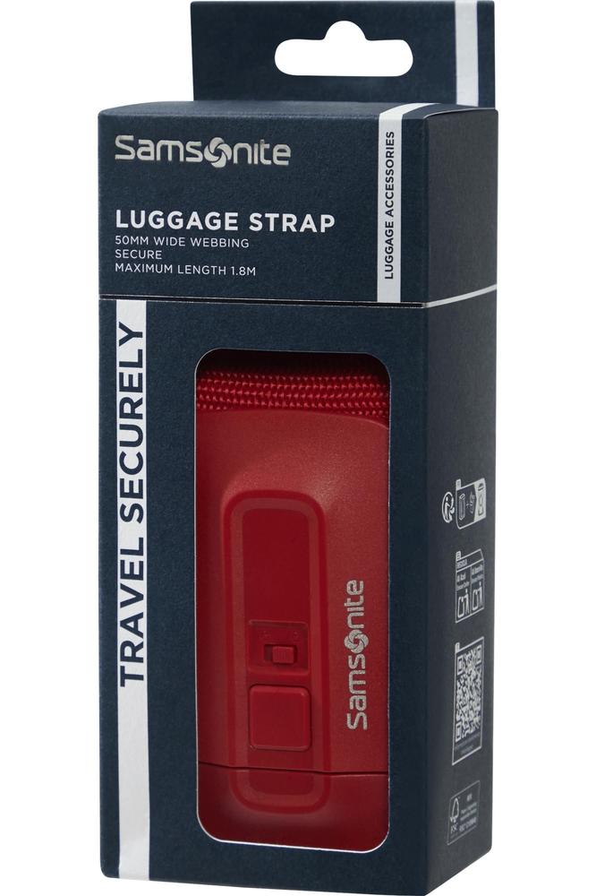 Samsonite Ta Revolution koffertrem 50 mm Rød-Bagasjestropp-BagBrokers
