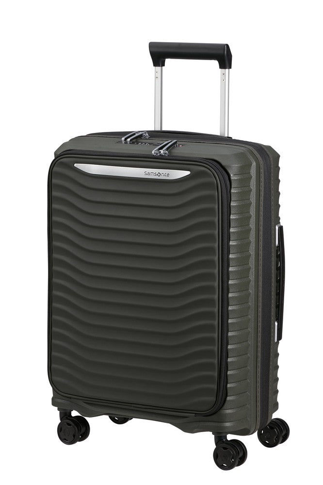 Samsonite UPSCAPE Kabinkoffert EXP med PC-lomme 55 cm Climbing Ivy-Harde kofferter-BagBrokers