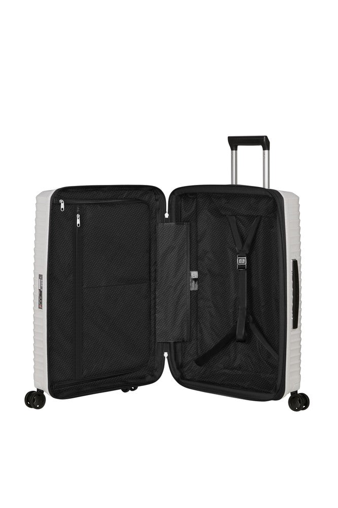 Samsonite UPSCAPE ekspanderende Medium koffert 68 cm Cloud White-Harde kofferter-BagBrokers