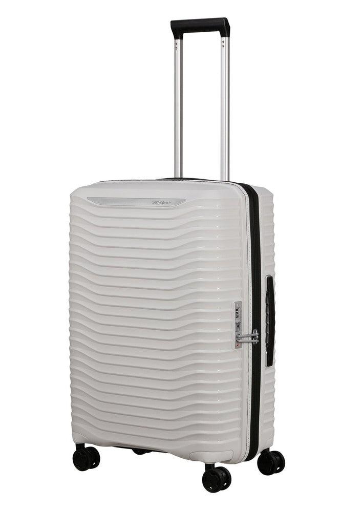 Samsonite UPSCAPE ekspanderende Medium koffert 68 cm Cloud White-Harde kofferter-BagBrokers