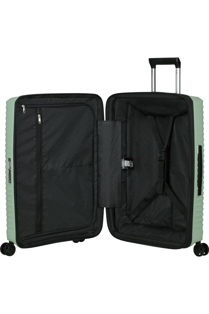 Samsonite UPSCAPE ekspanderende Medium koffert 68 cm Soft Sage-Harde kofferter-BagBrokers