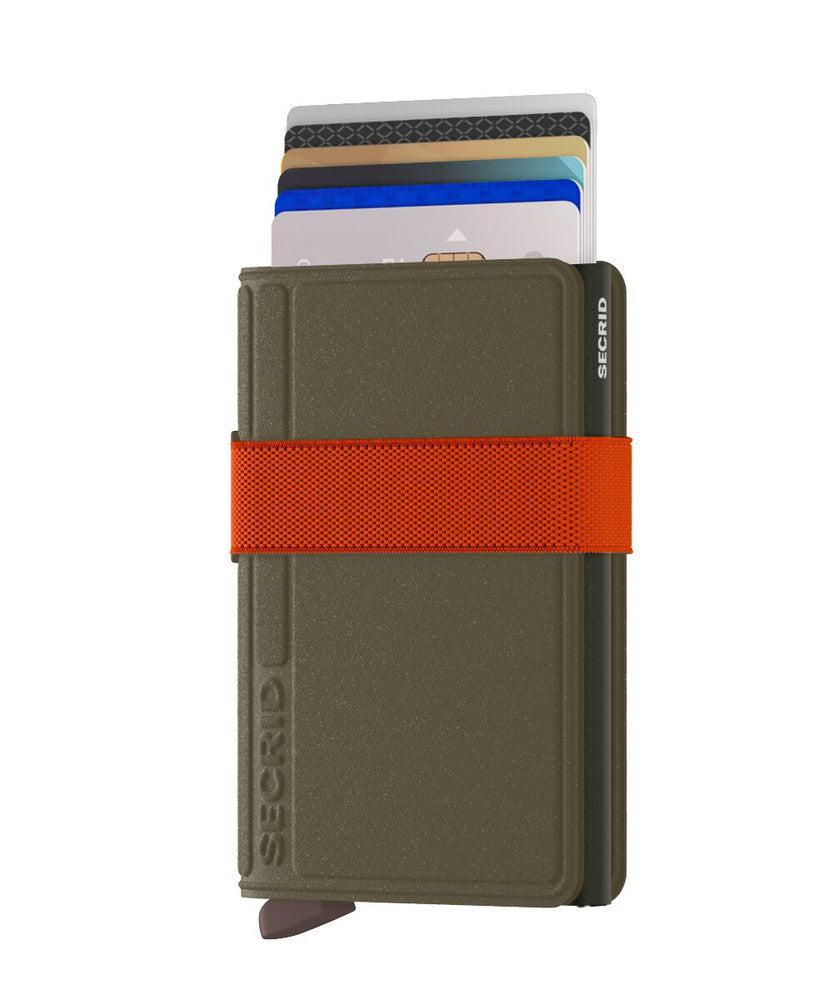 Secrid Bandwallet BTP Green-Orange-Lommebok/ Kortholder-BagBrokers