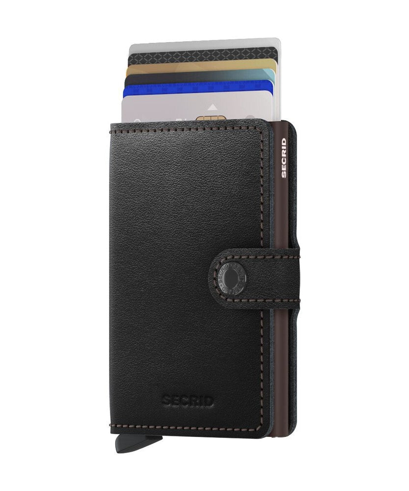 Secrid Miniwallet Black & Brown-Lommebok/ Kortholder-BagBrokers