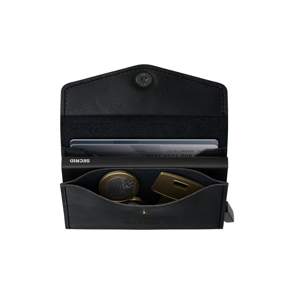 Secrid Miniwallet Envelope Vintage Black-Lommebok/ Kortholder-BagBrokers