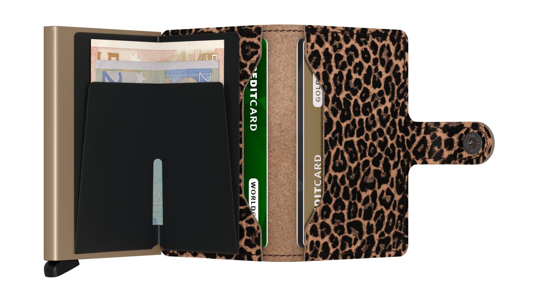 Secrid Miniwallet Leo Beige-Lommebok/ Kortholder-BagBrokers