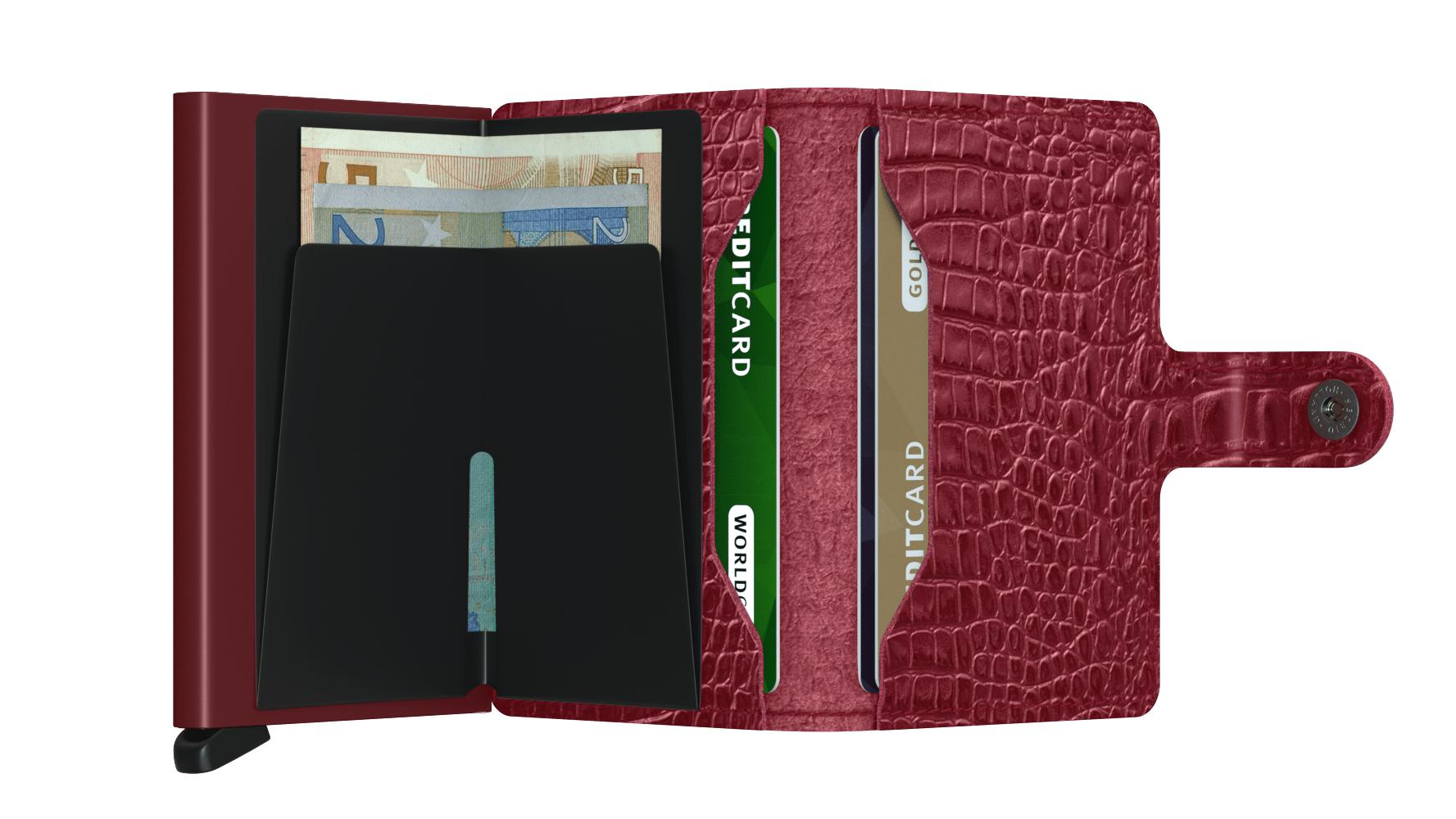 Secrid Miniwallet Mn Ruby-Lommebok/ Kortholder-BagBrokers