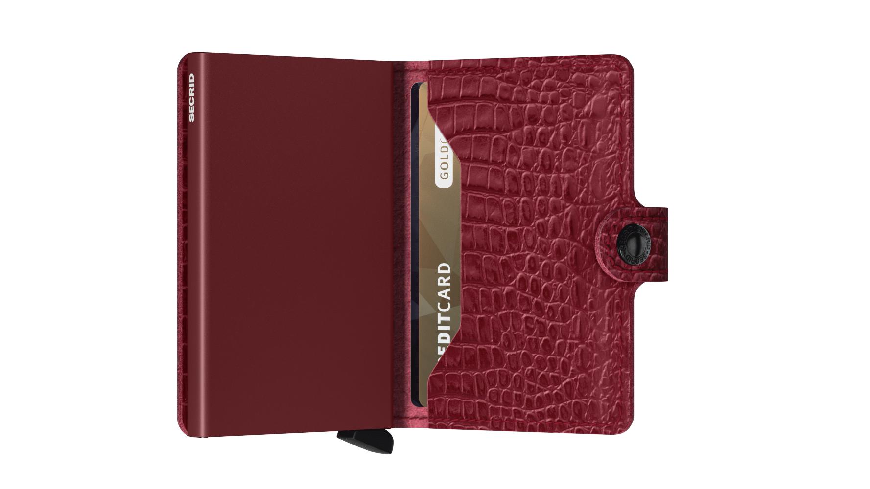 Secrid Miniwallet Mn Ruby-Lommebok/ Kortholder-BagBrokers