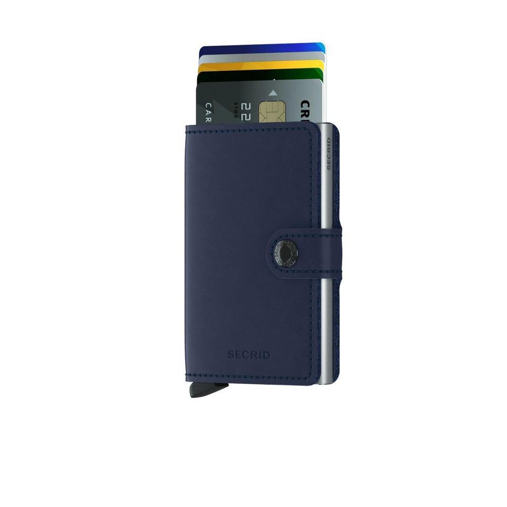 Secrid Miniwallet Original Navy Blå-Lommebok/ Kortholder-BagBrokers