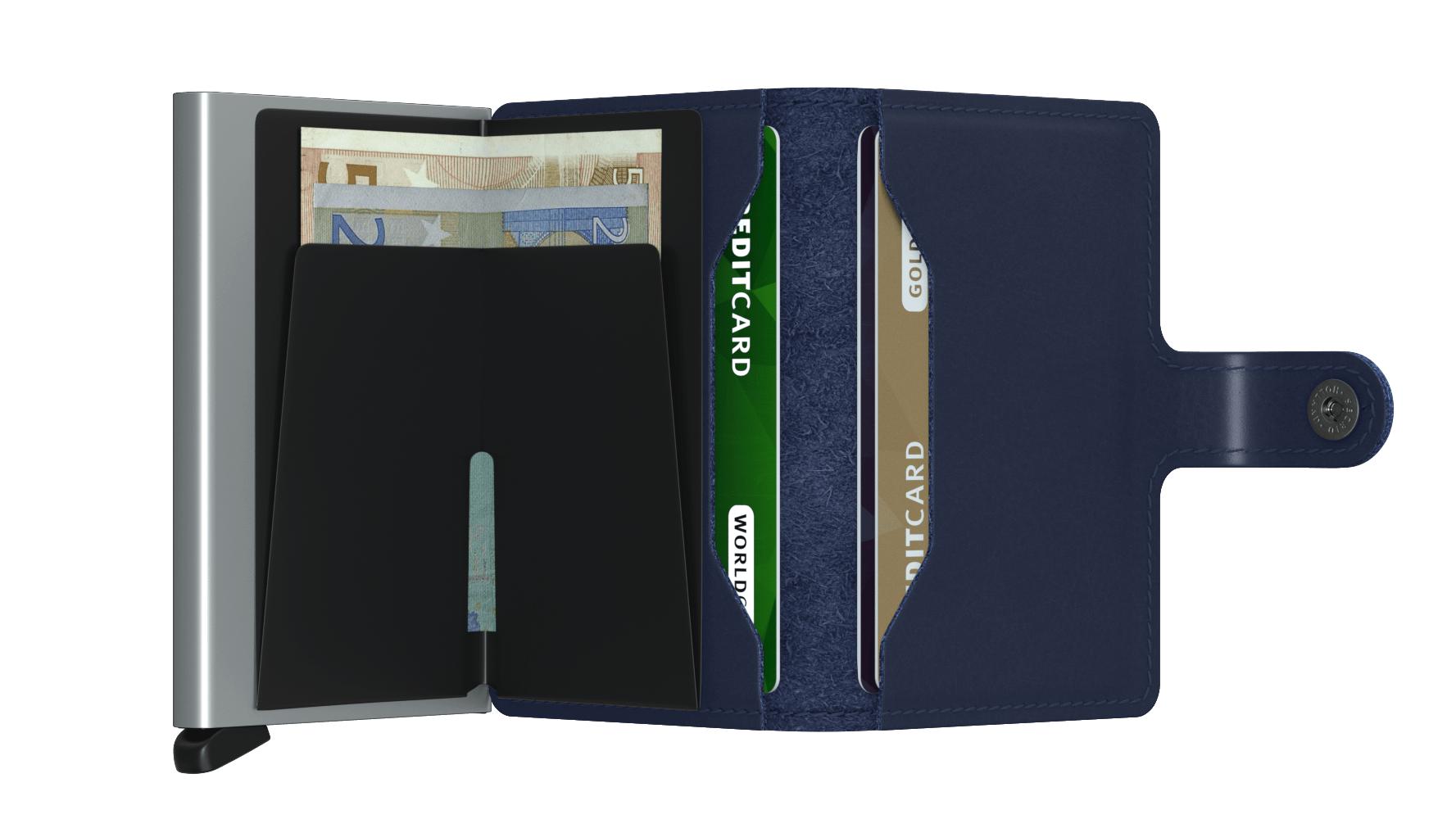 Secrid Miniwallet Original Navy Blå-Lommebok/ Kortholder-BagBrokers