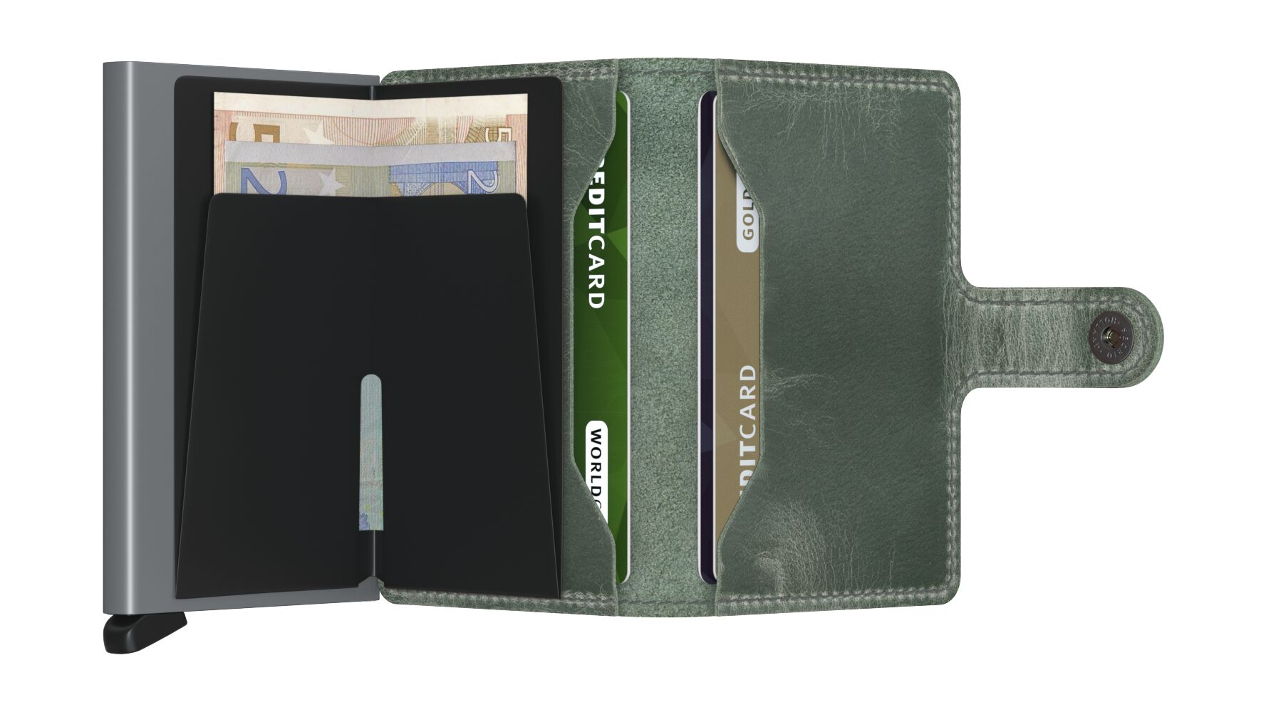 Secrid Miniwallet Vintage Sage-Lommebok/ Kortholder-BagBrokers