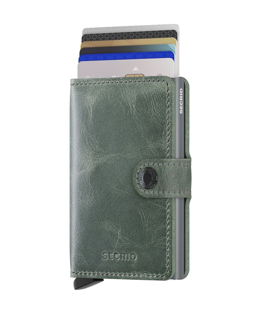 Secrid Miniwallet Vintage Sage-Lommebok/ Kortholder-BagBrokers